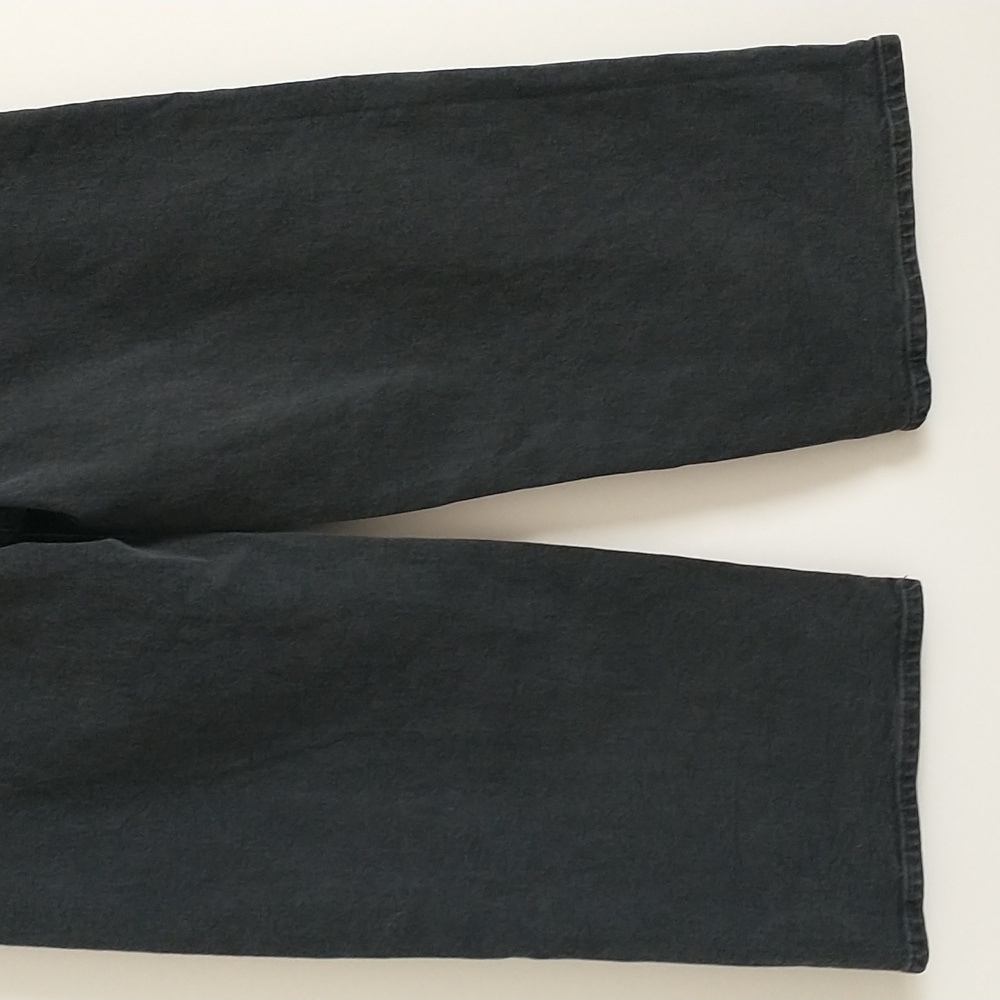 H&M Black Or Dark Gray Wide Leg Women's Jeans - Picture 9 of 14